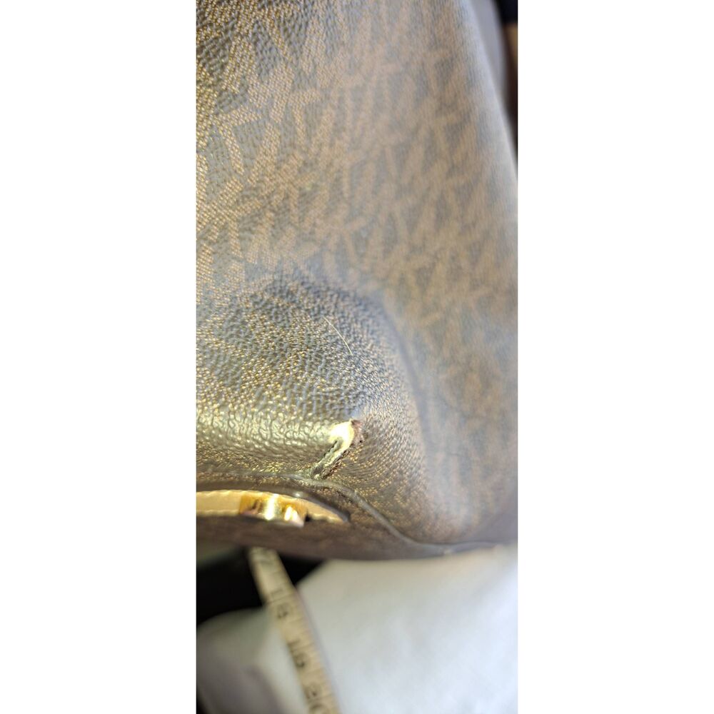 Michael Kors Large Shoulder Bag MK Logo Purse - Picture 15 of 16